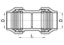 Acoplador recto simétrico C×C, HS130-001