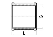 Conector recto de rosca hembra, HS200-001