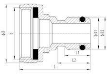 Adaptador hembra para grifo, HS320-002