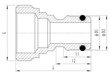 Adaptador macho para grifo , HS320-005