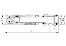 Boquilla rociadora ajustable para uso ligero, HS320-009