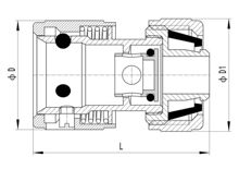 Conector de manguera sin tope, HS320-015