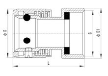 Toma para conector de grifo, HS320-019